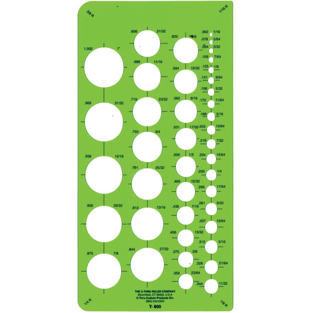 Westcott Small Circles Template