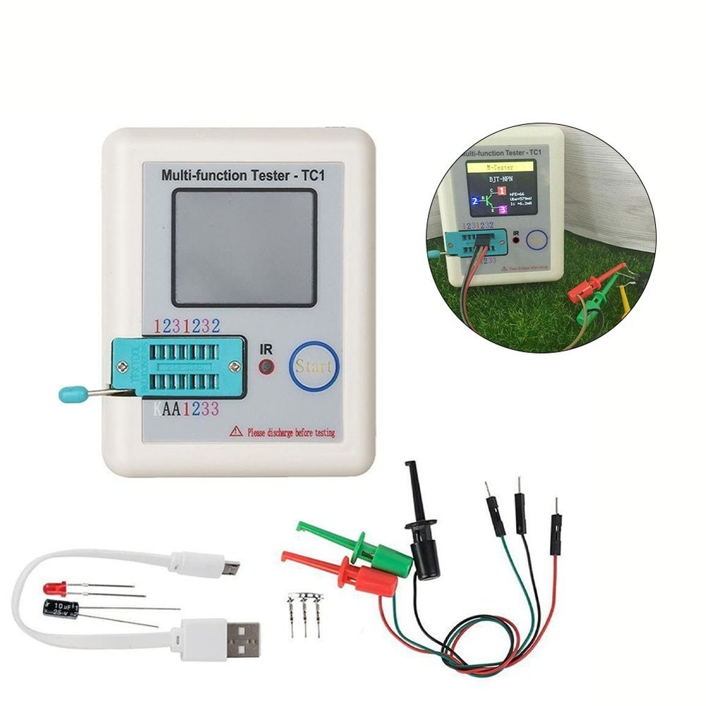 Colorful 1 8in TFT Screen Transistor Tester for Accurate Component Testing