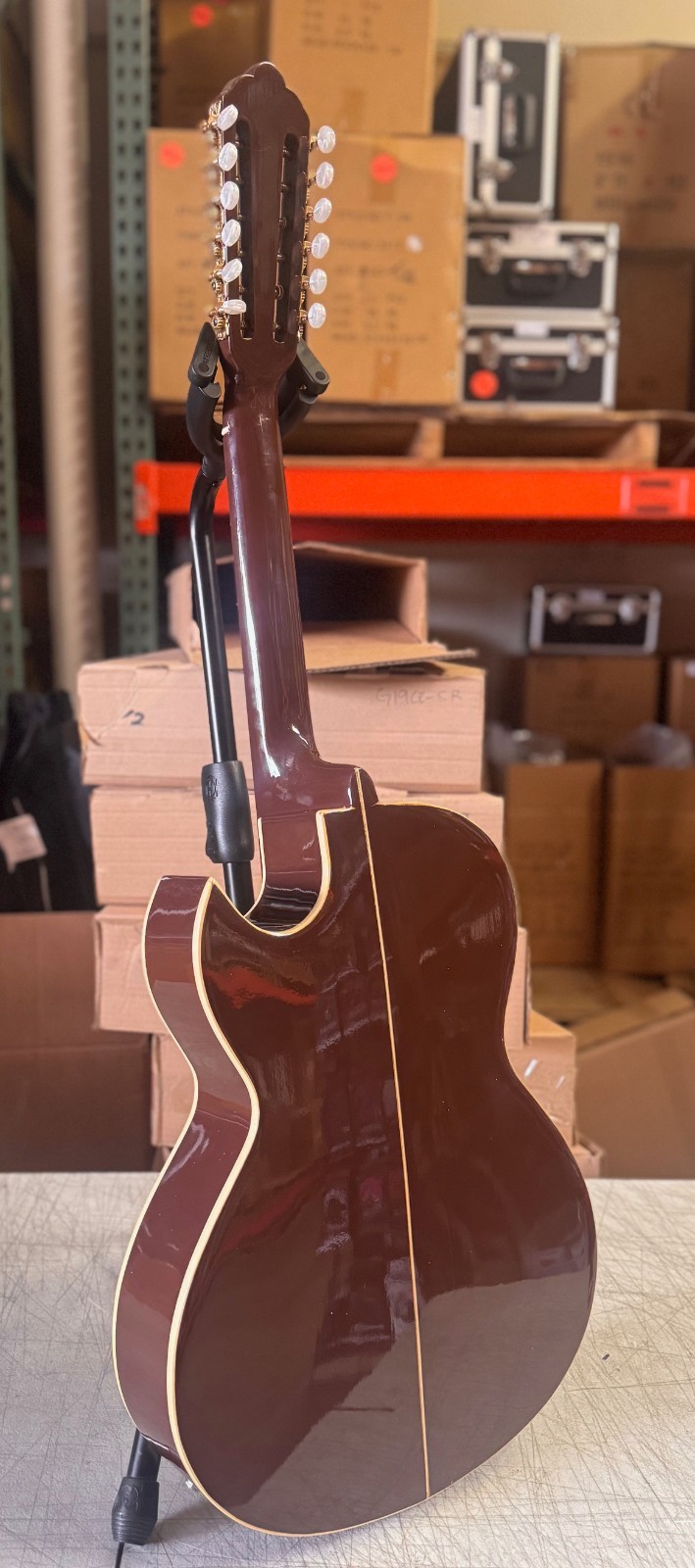 La Purepecha Mariachi Bajo Sexto Hand Crafted Acoustic Electric Guitar Cafe