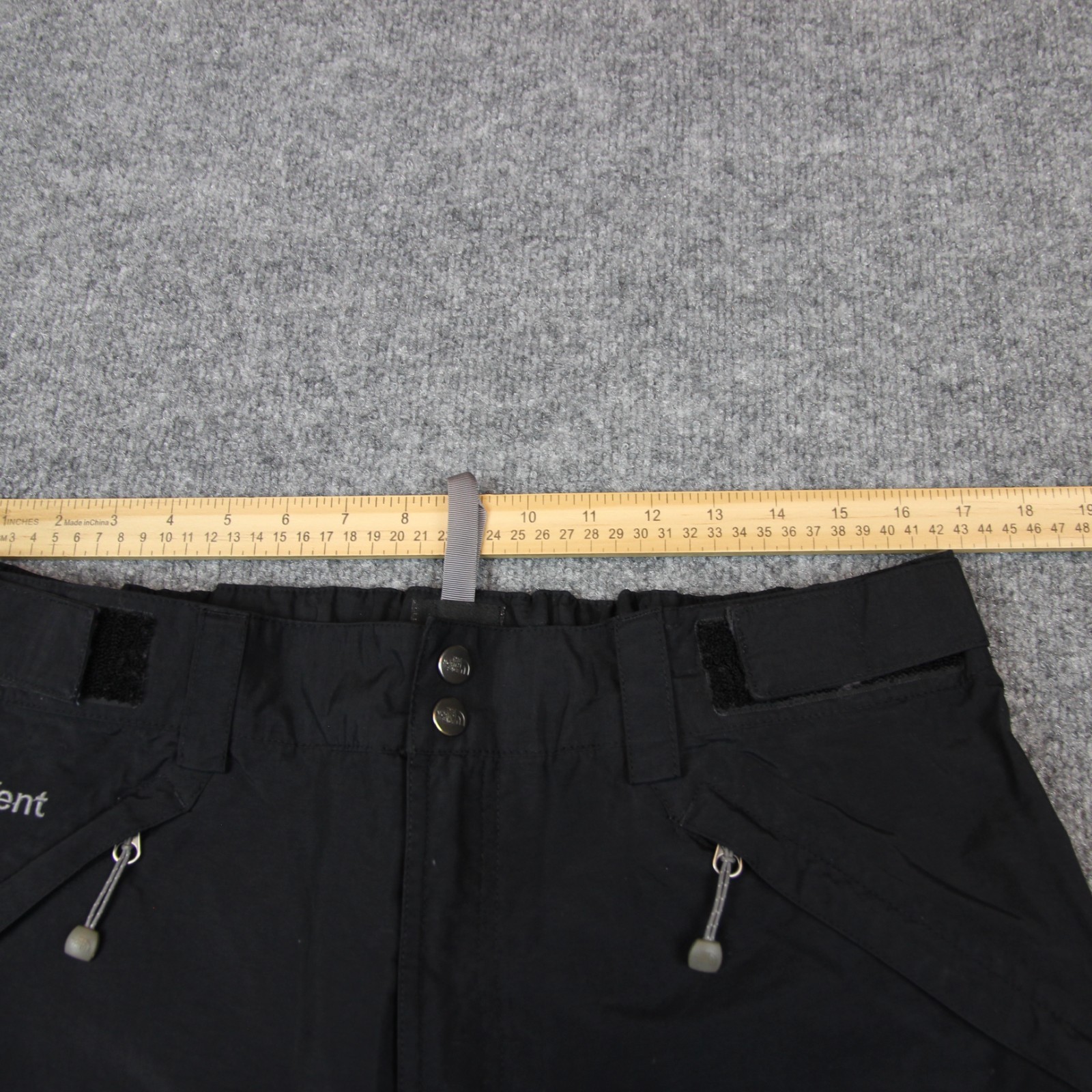 The North Face Snow Pants Men's Large 34X31 DryVent Black Nylon Snowboard Ski