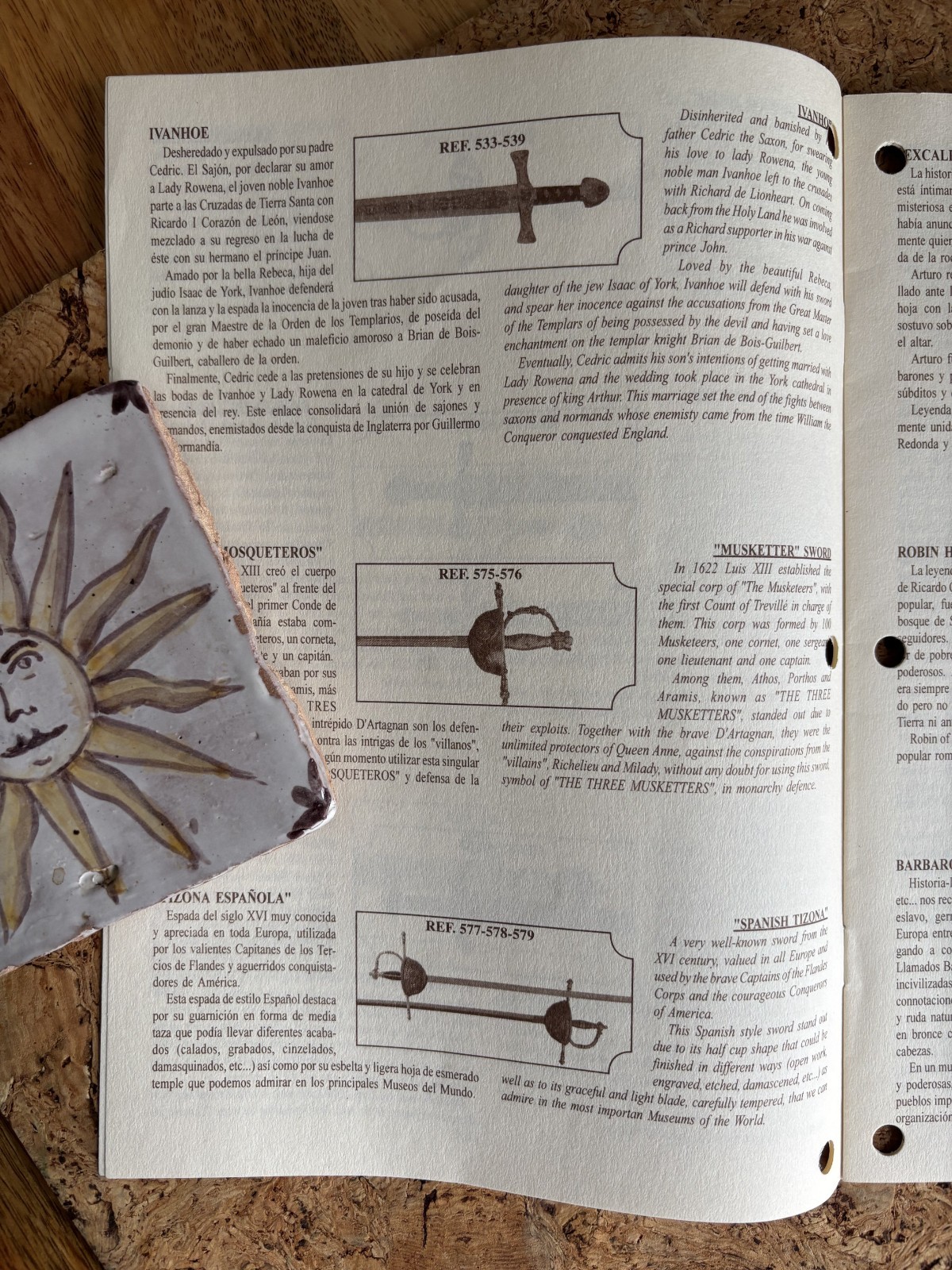 "Marto from Spain" Excalibur King Arthur Sword (With Original Booklet + Receipt)