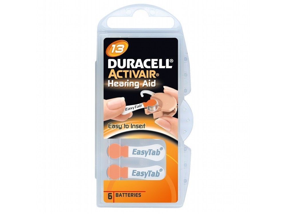 Duracell Activair Hearing Aid Batteries :Size 13(60 Batteries) Fresh Exp:2027