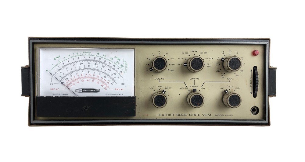 Vintage Heathkit IM-25 Solid State VOM Untested