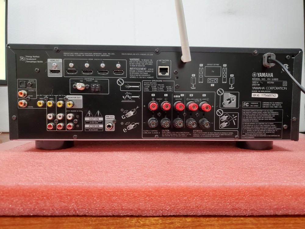 Yamaha RX-V483 Network AV Receiver | C582DS