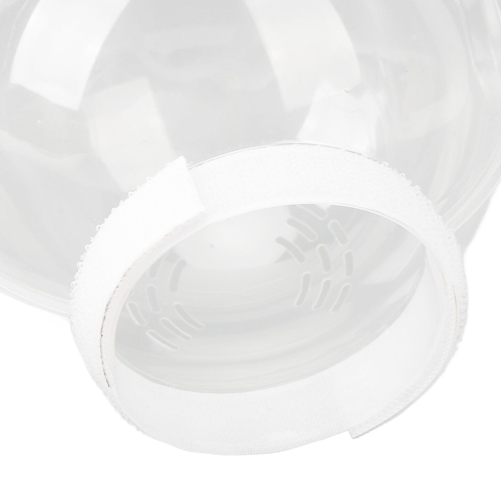 Cat Transparent Muzzle Breathable Prevent Biting Licking Adjustable Cat Hood