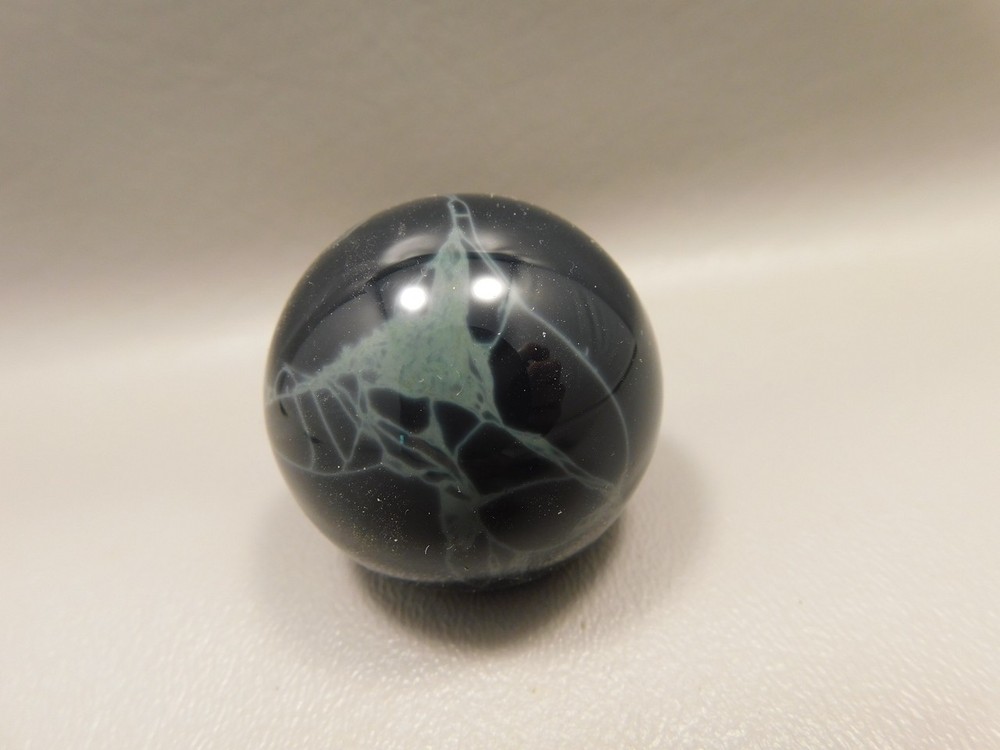 Spiderweb Obsidian Stone Sphere 1.5 inch or 39 mm Gemstone #O7