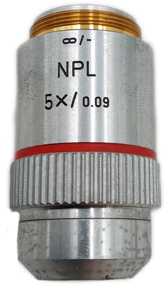 Leitz NPL 20X/0.40 & 5X/0.09 Microscope Objectives