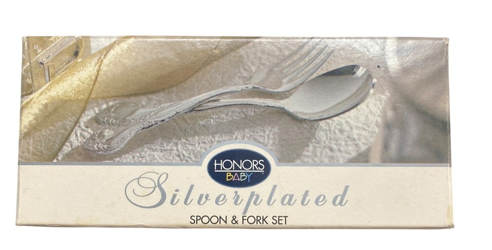 Honors Baby Silverplated Spoon & Fork Set