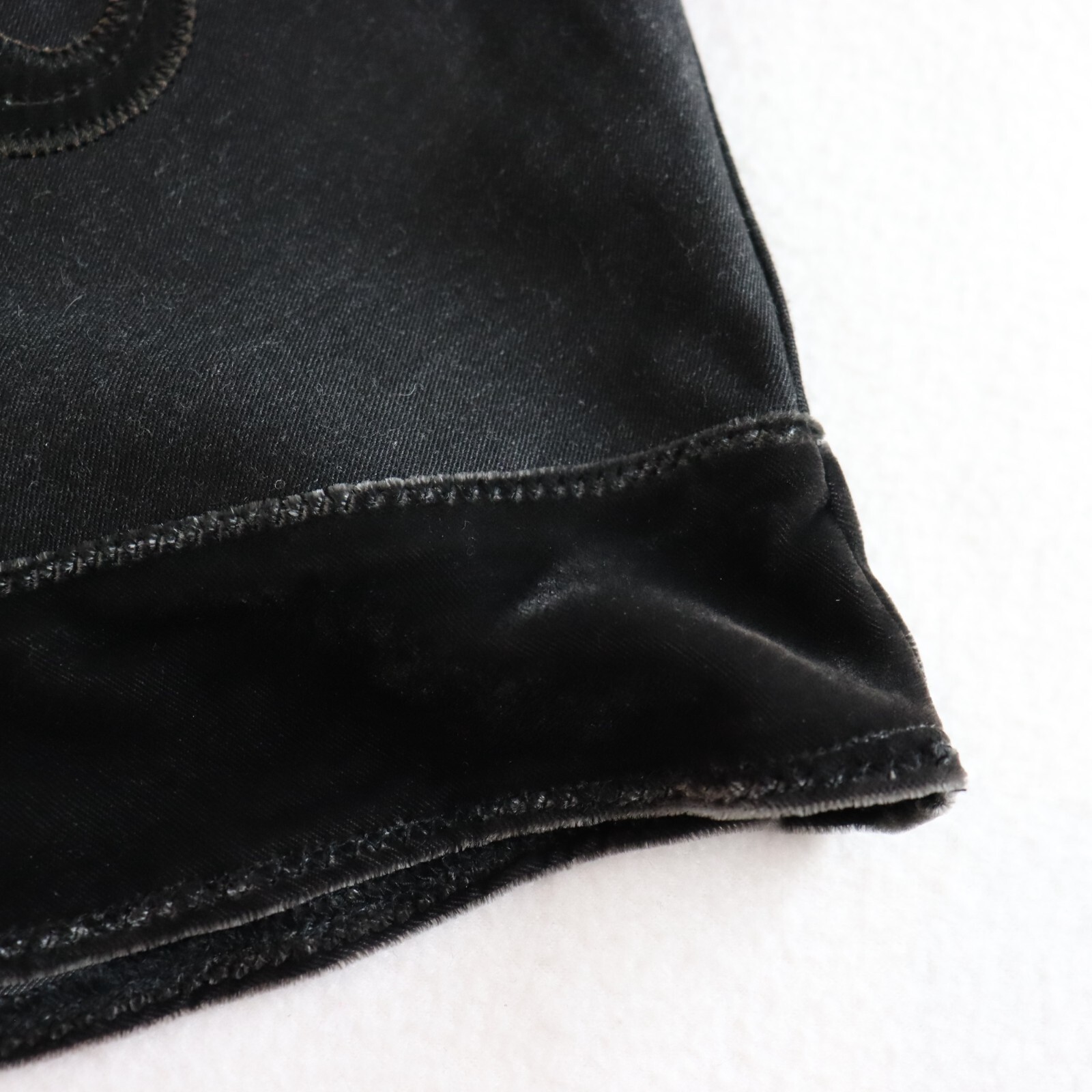 Sussan Womens Vintage Y2K Skirt Size 8 Charcoal A Line Silk Velvet Trim NWT NEW