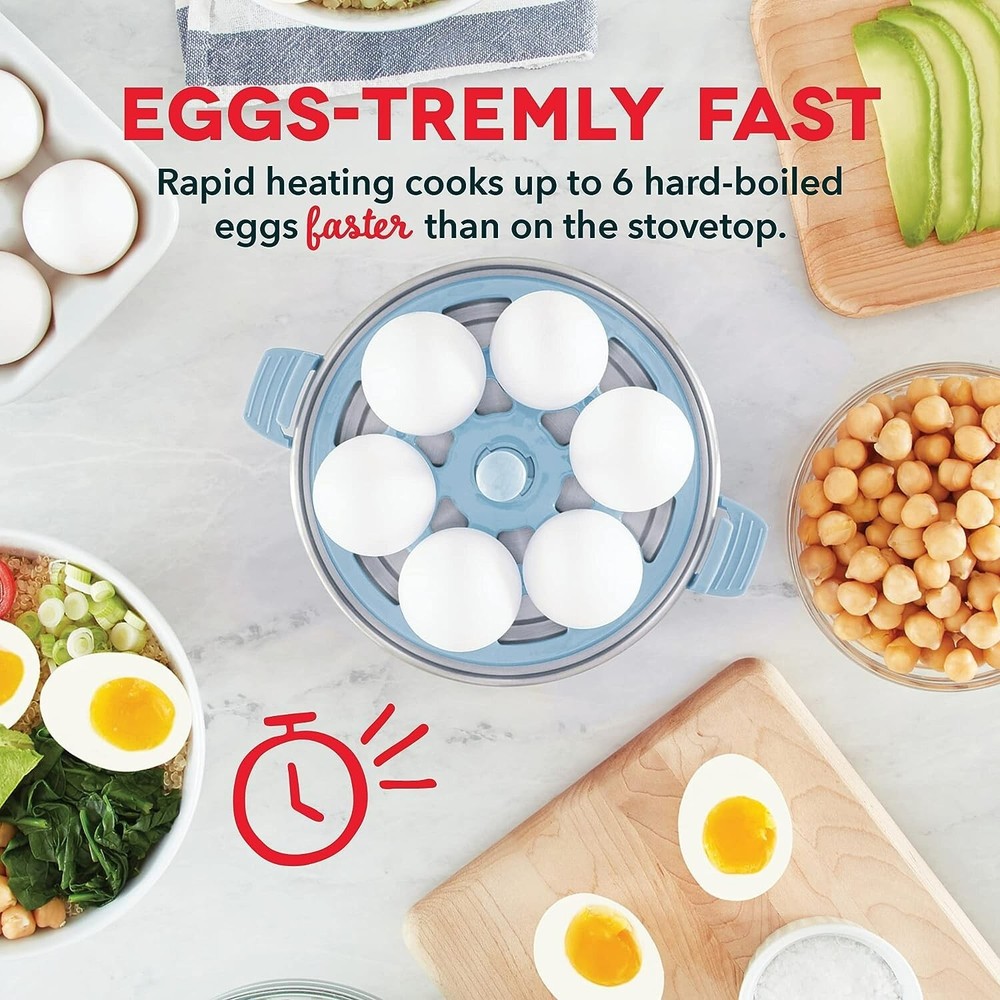 "DASH Rapid Egg Cooker: Cook 6 Eggs, Your Way!"