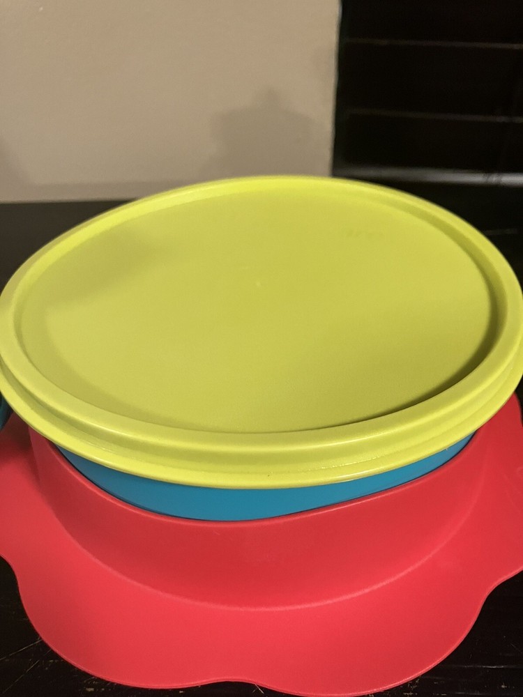 Tupperware Tupper kids Feeding Set -Red Blue