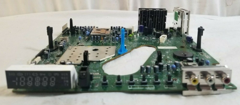 ZENITH ZDX-313 VCR & DVD Player MAIN PCB BOARD w Display & Inputs Working