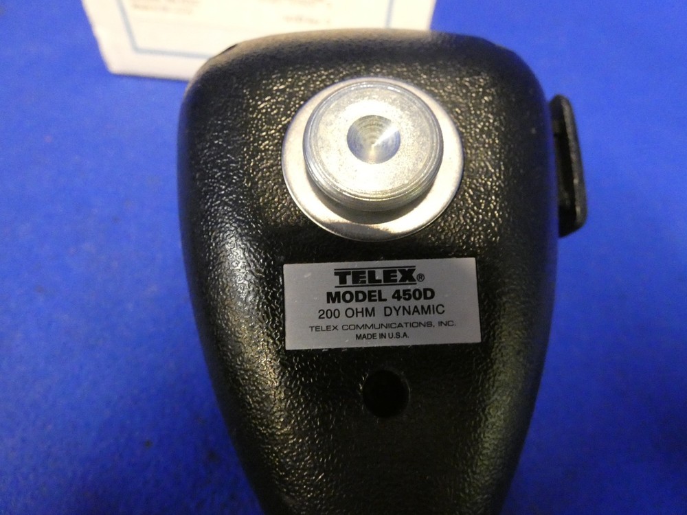 Telex 450D 200 Ohm Dynamic Paging Handheld Microphone