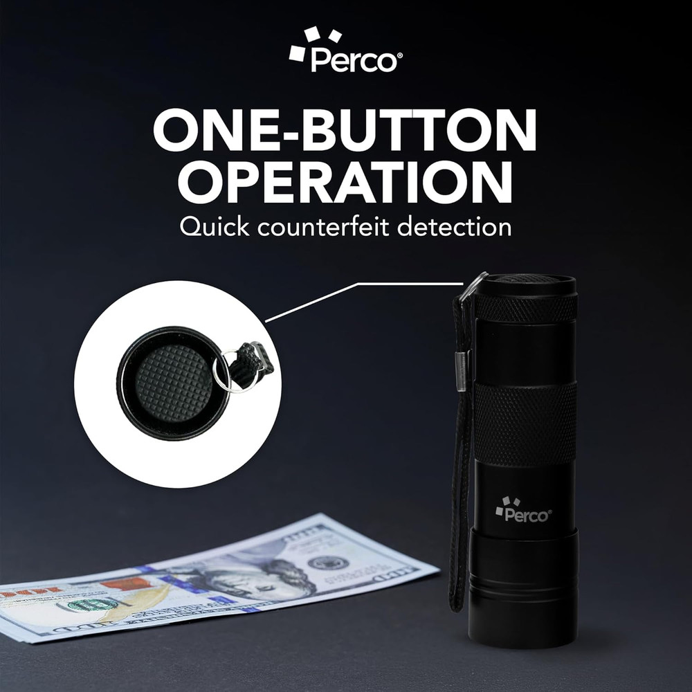Counterfeit Flashlight - Portable & Reliable Device with UV Light Detection - Fa