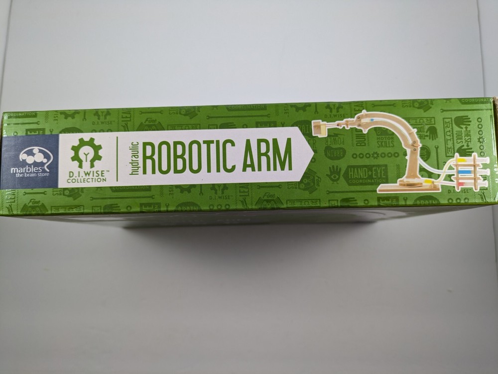 Marbles Robotic Arm Hydraulic Building STEM Science Kit Brain Workshop - NEW