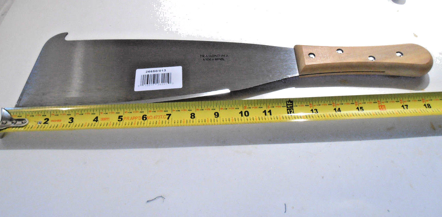 MACHETE PRO TRAMONTINA 12 1/2" INCH x 19" INCH OVERALL LENGTH SUGAR CANE TYPE