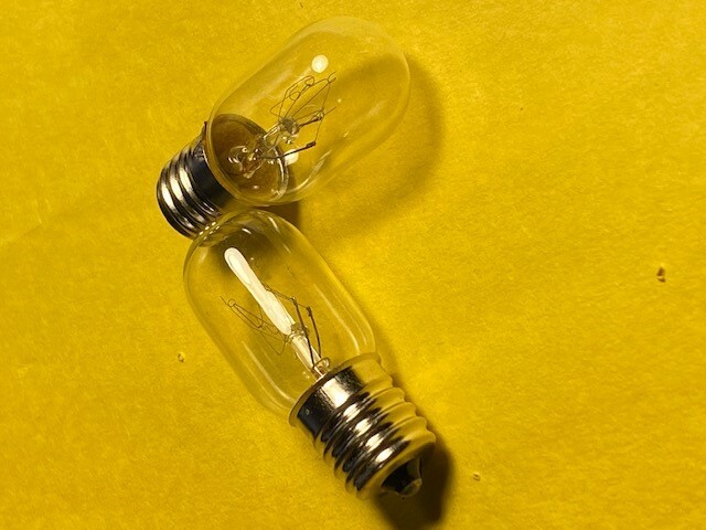 2 - Sewing Machine Light Bulb’s for Many Older Models Which Use Screw In Type