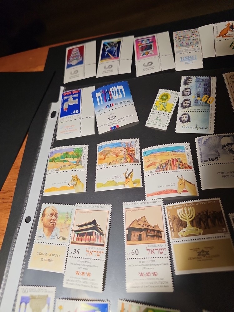 ISRAELI 1988 MNH STAMPS W/TAGS 24+