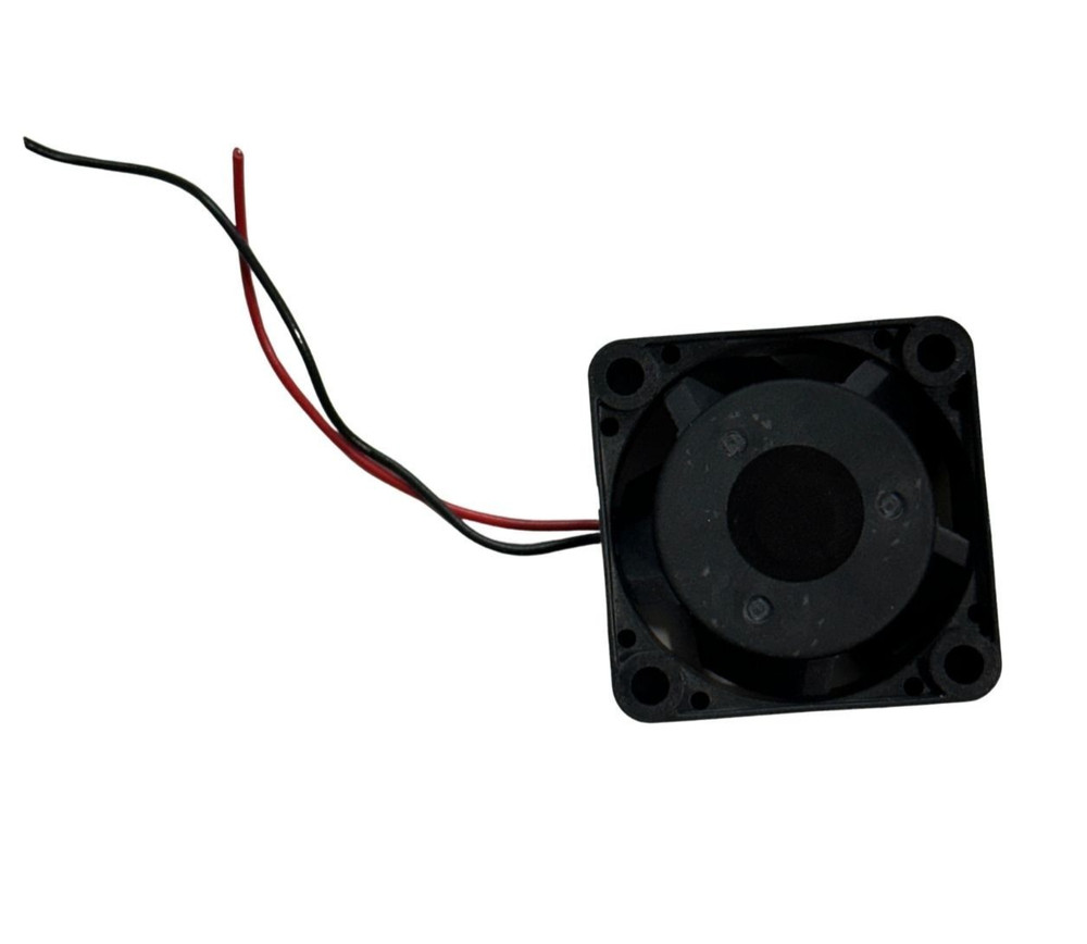 2-Pin Mini Cooling Fan 1.5" Computer Electronics Cooler, Black