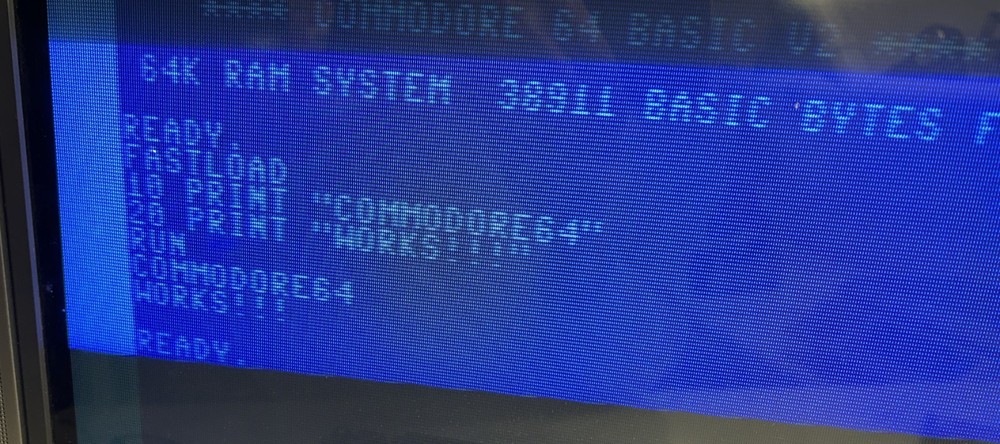 Commodore 64 Personal Computer w/Power Supply