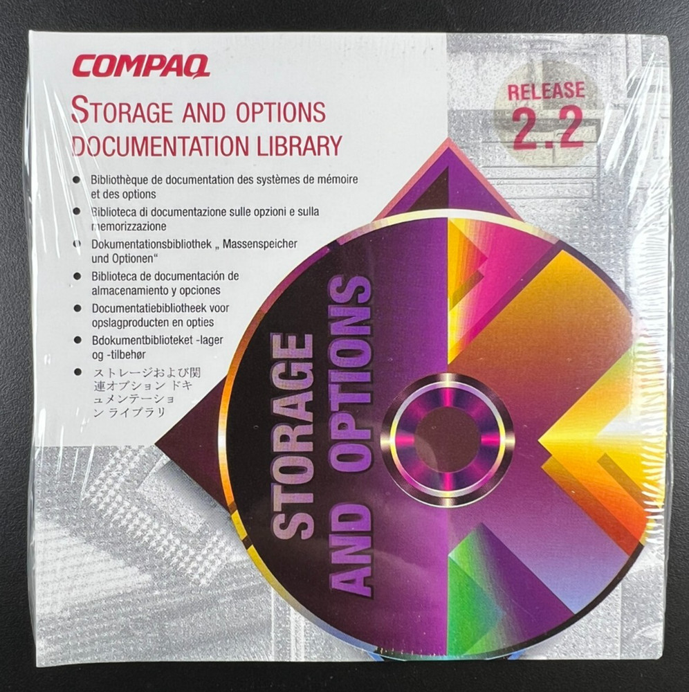 Compaq Storage and Options Documentation Library Release 2.2  P/N: 276124-006