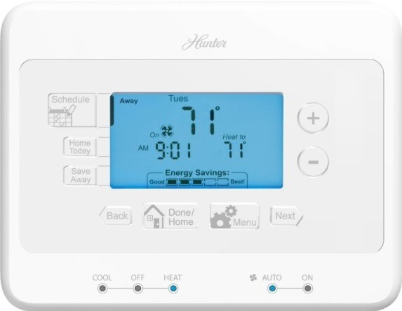 New  Home Comfort 44378 Digital 7 Day Programmable Thermostat- Free Shipping