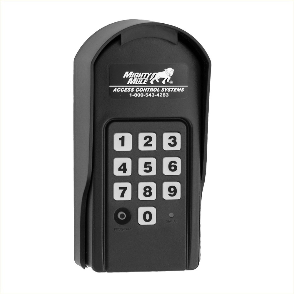 Black Wireless Keypad FM137 for Automatic Gates - Easy DIY Programming Included