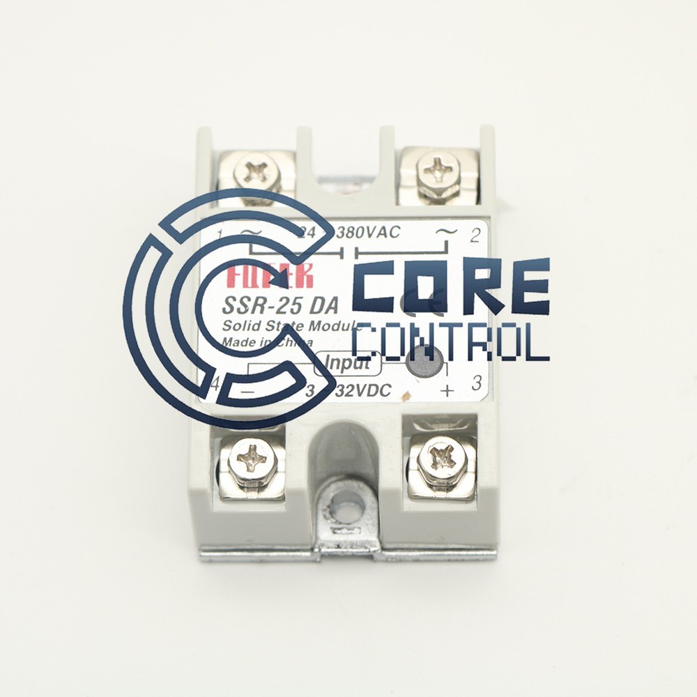 2PCS New SSR-25 DASingle Phase DC Control Solid State Relay FOTEH