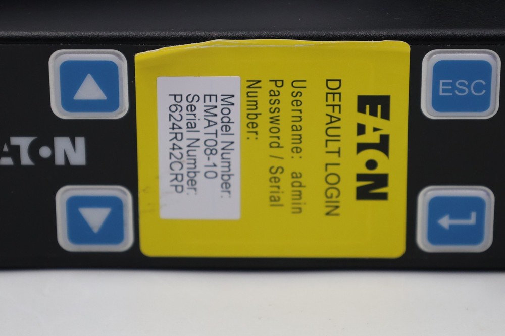 Eaton EMAT08-10 PDU Managed Rack - Black