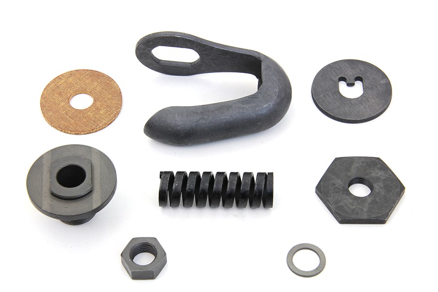 Steering Damper Kit Upper Parkerized for Harley-Davidson