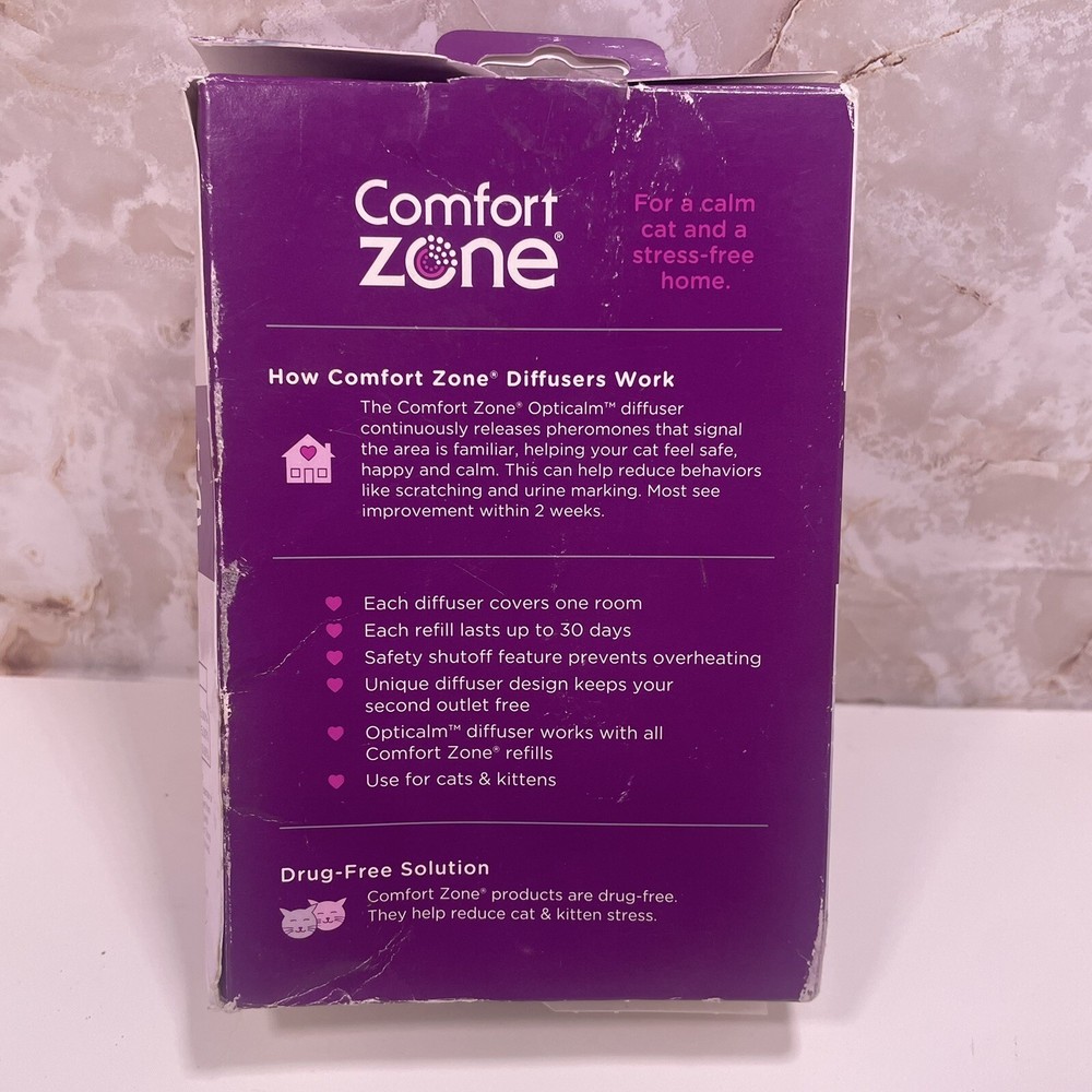 Comfort Zone Single & Multi-Cat Calming Kit Phermone Plug-In Diffuser for Cats