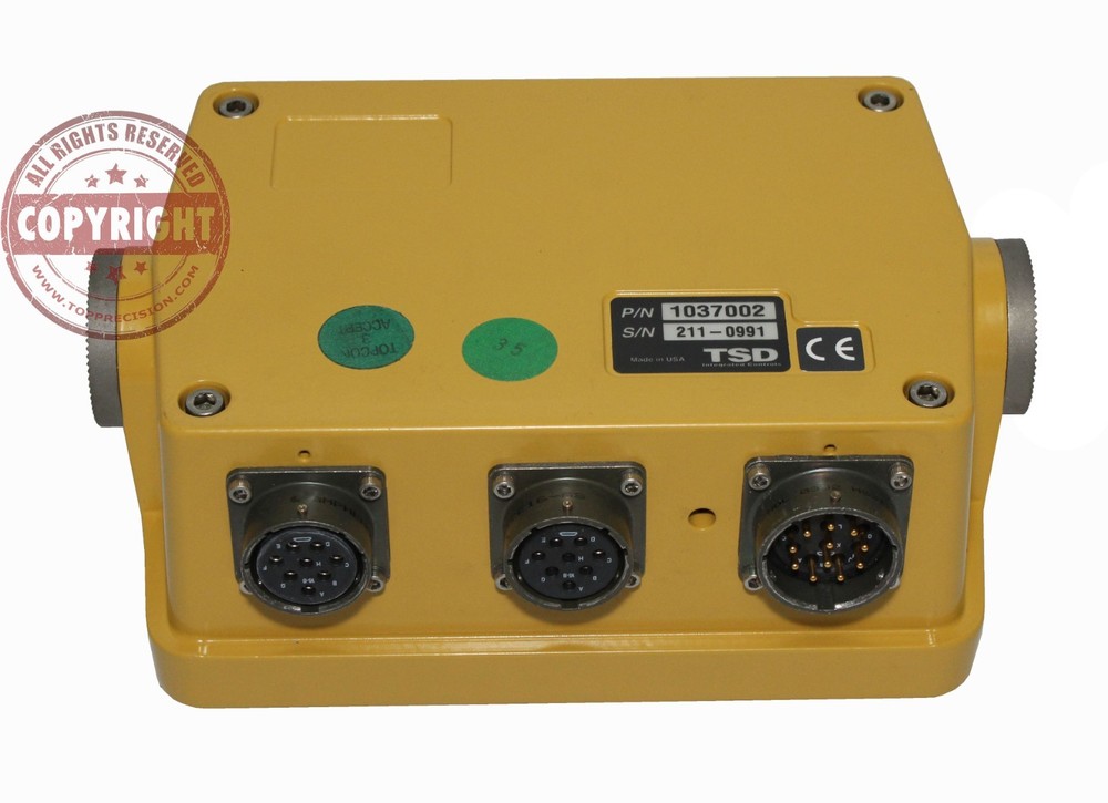 TOPCON 1037002 SYSTEM FIVE ASPHALT PAVER CONTROL BOX, MACHINE CONTROL, 9256