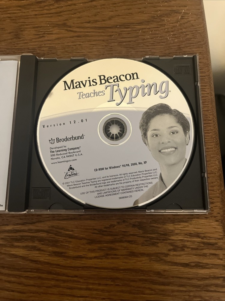 Mavis Beacon Teaches Typing Version 12 - Broderbund 2001