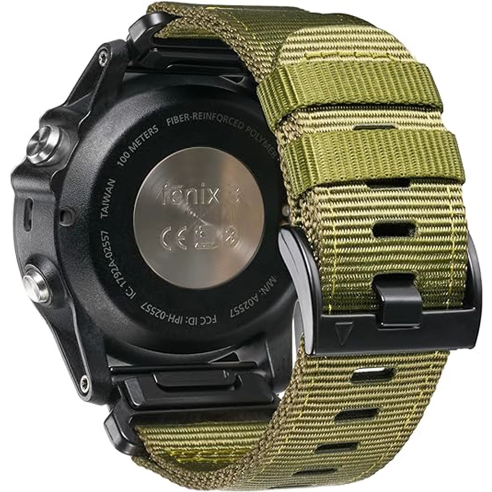 QuickFit 22mm 26mm Army Nylon Strap For Garmin Fenix 7 7X 6X Pro/Epix Pro Gen 2