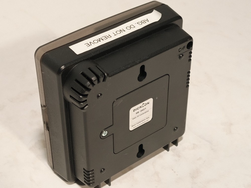 Dickson 4in temperature chart recorders, 7-day, LCD display as shown, untested