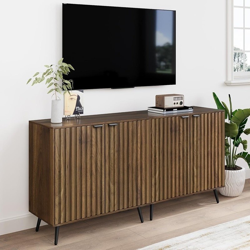 Multi-Functional Sideboard Storage Cabinet Adjustable Design Large Capacity New