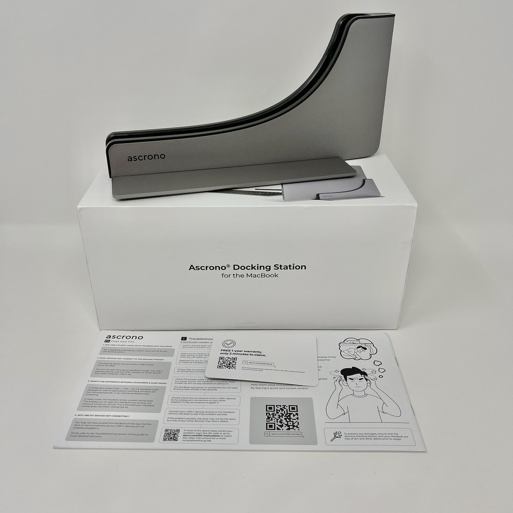 Ascrono Dock Apple MacBook Pro M1 2021 TYPE C Vertical Thunderbolt Compatible