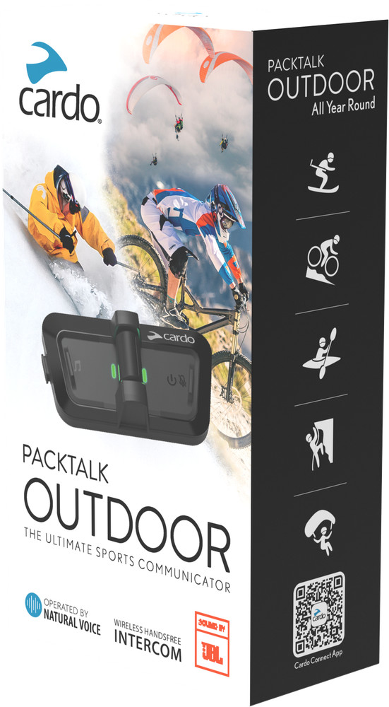 Cardo Palktalk Outdoor Single Black Audio/Visual/Communication
