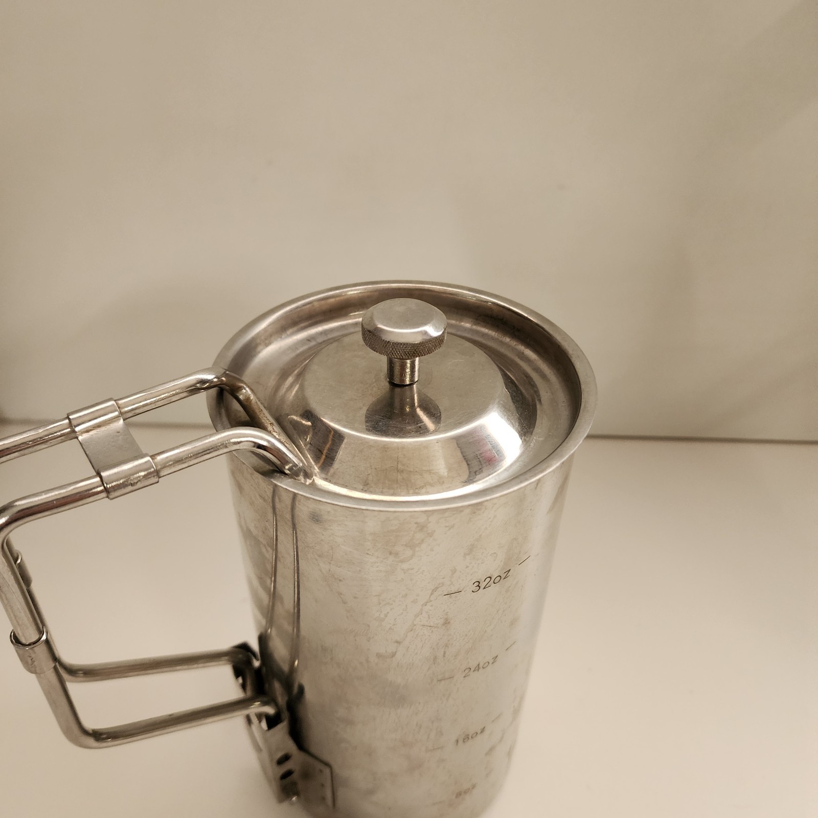 Vintage Coleman French Press Coffee Maker Camping