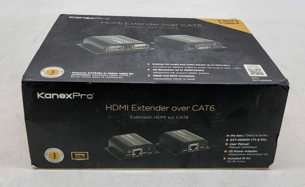 Kanexpro HDMI Extender over CAT6 EXT-HD60M