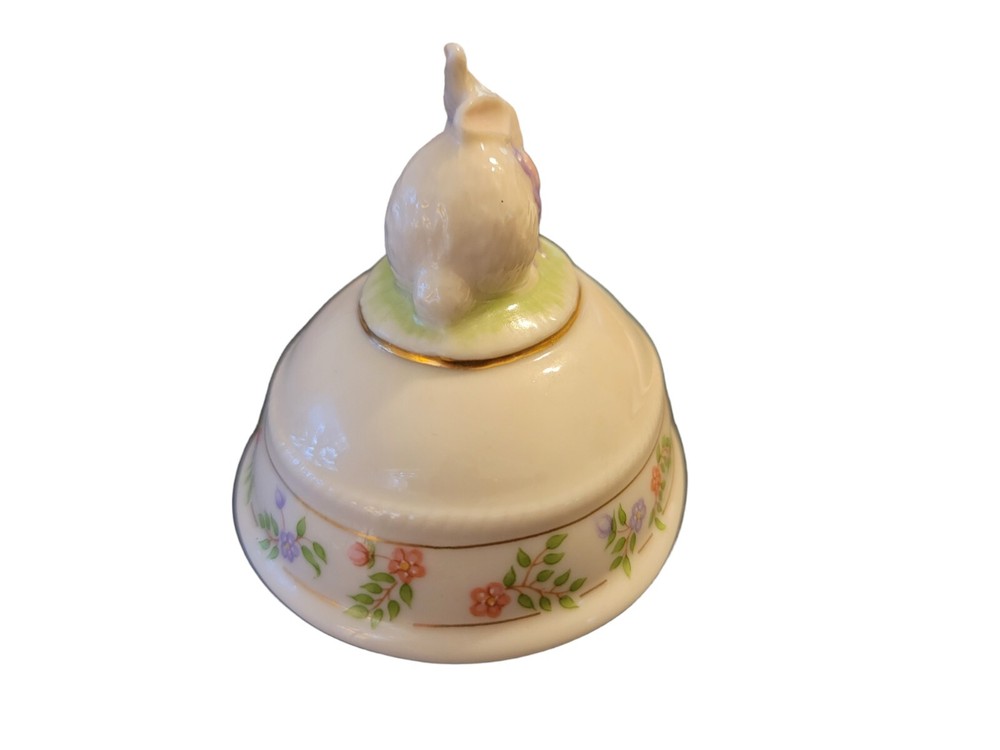 Lenox 1994 The Rabbit Easter Egg Trinket Covered Dish Replacement LID ONLY