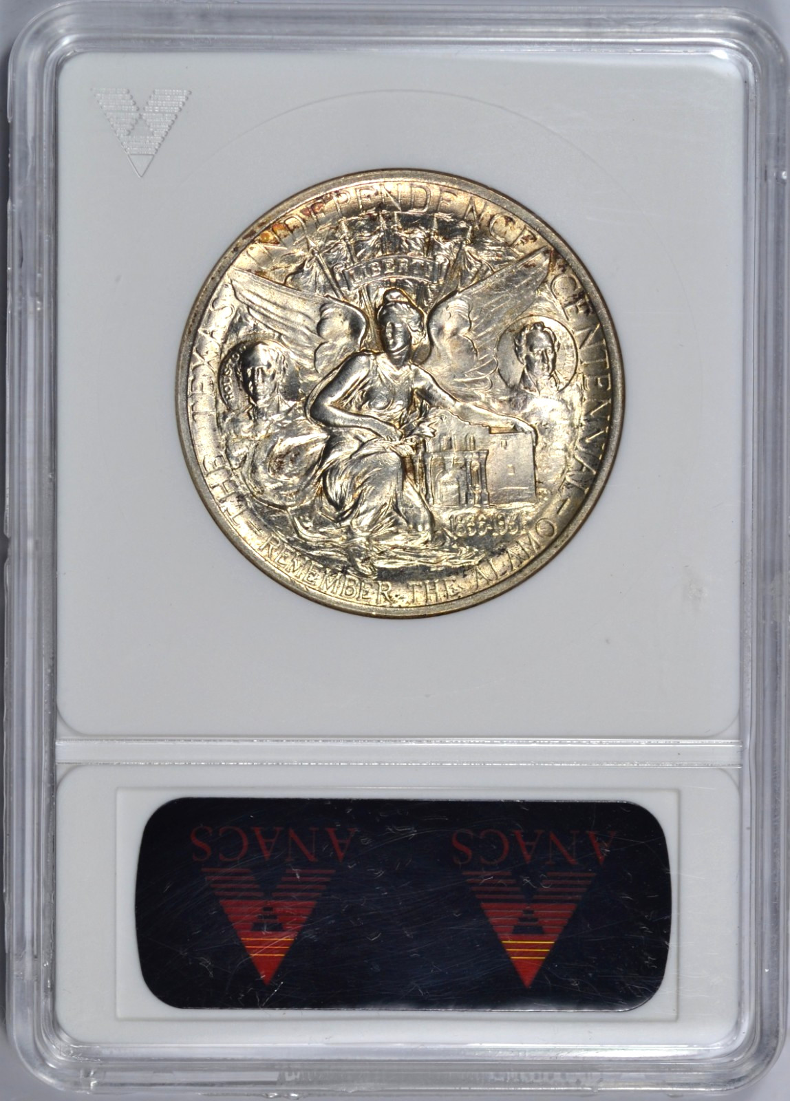 1937 TEXAS HALF DOLLAR ANACS MS65 SOAPBOX