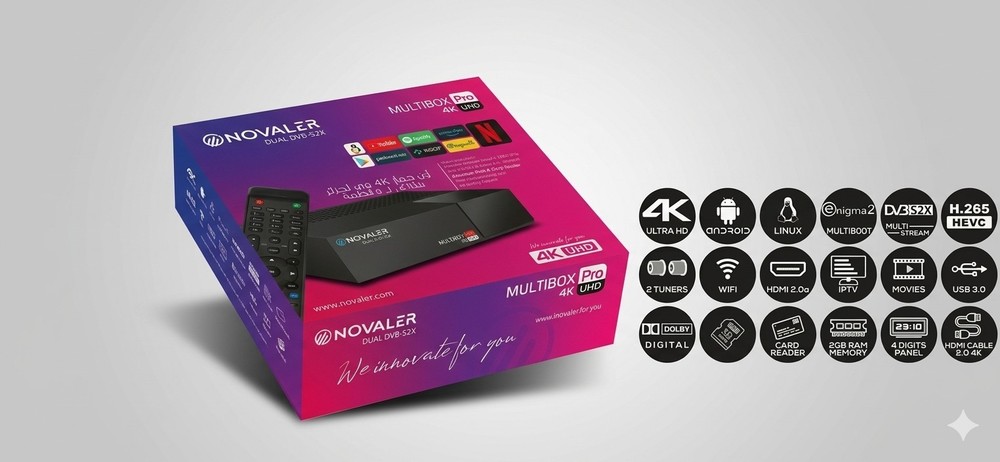Satellite Receiver No-valer Multi box Pro Enigma2 Android Tv Box Smart Pro