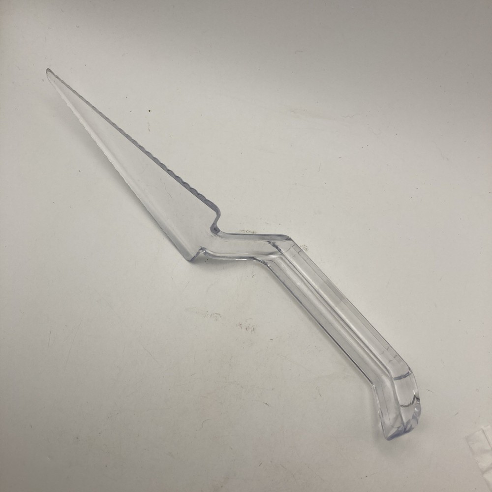 Clear 10” Restaurant Style Pie Cake Server Acrylic Kitchen Tool Serving