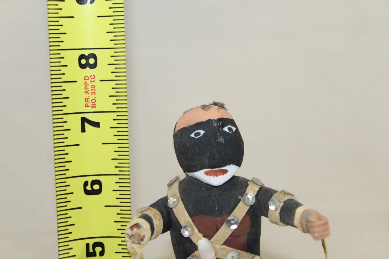 Vintage Hopi Pueblo 7.25" Kachina Doll "Snake Dancer" Signed with Losses