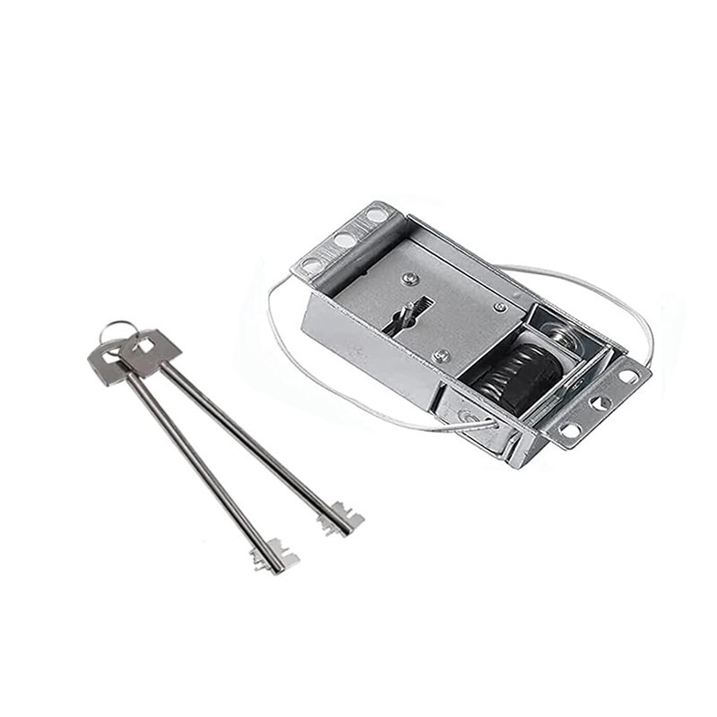 Electronic Safe Lock Replacement Keypad with Solenoid Lock & 2 Override Keys