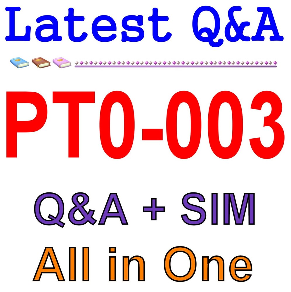 PT0-003 PenTest+ Exam Q&A