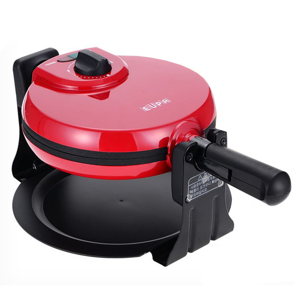 EUPA Waffle Maker Machine Belgian Cake Bread Kitchen Cooking 220V 900W - RED