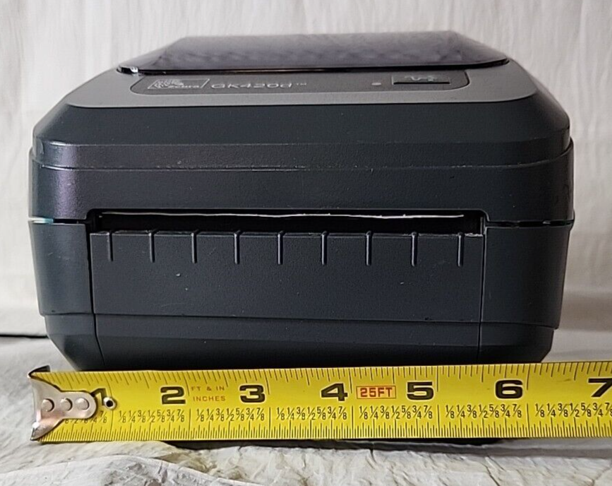 Zebra GK420d Direct Thermal Label Printer USB & Power Adapter