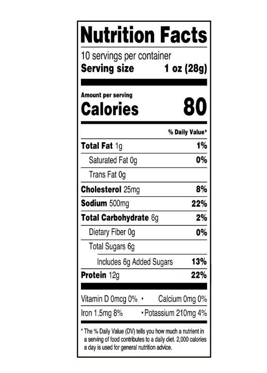 Great Value Teriyaki Beef Jerky Value Pack, 10 oz